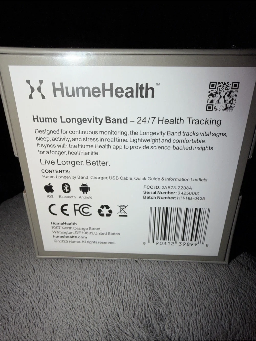 Band Black Wearable Band by